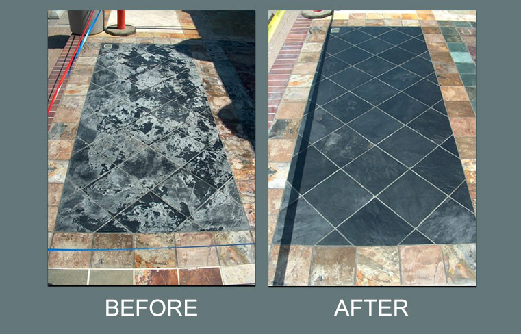 Slate Cleaning, Polishing and Repairing in Southern CA