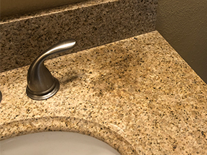 Water Spots on Counter Tops
